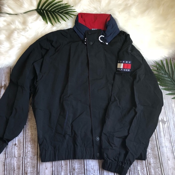 tommy hilfiger spellout jacket